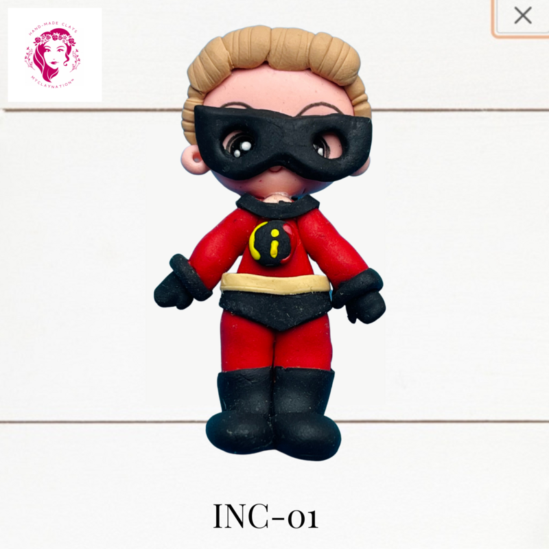 Incredible Clay Hairbow Center Dash inspired -INC-01