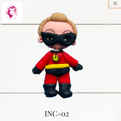 Mr. Incredible Clay Hairbow Center inspired -INC-02