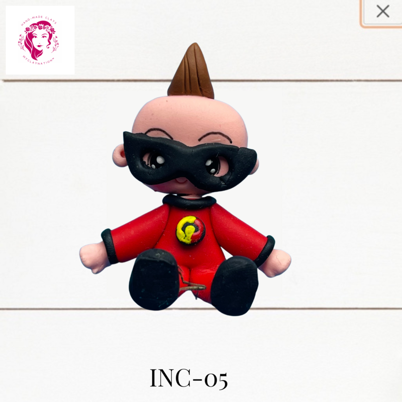 Incredible Clay Hairbow Center inspired -INC-05