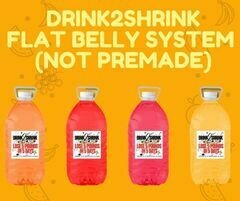 DRINK2SHRINK FLAT BELLY SYSTEM 4 Week Supply LOSE UP TO 20 POUNDS