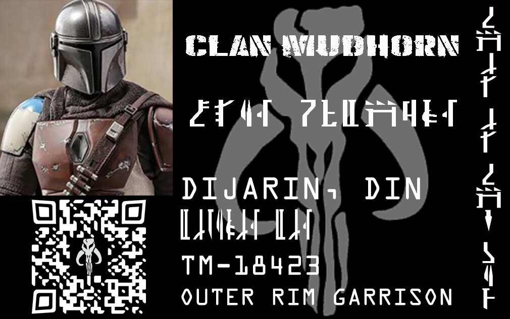 Mandalorian ID Card