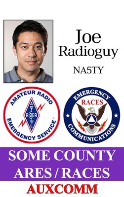 ARES / RACES / SKYWARN ID Badge