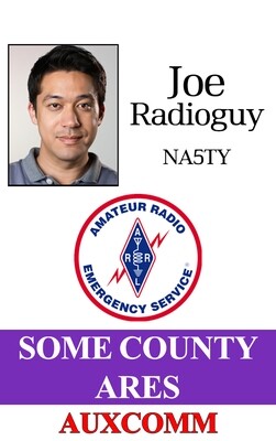 ARES / RACES / SKYWARN ID Badge