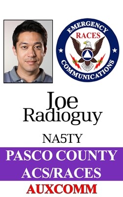 Pasco County, FL ACS / RACES ID Badge