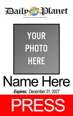 Daily Planet Press  ID Card