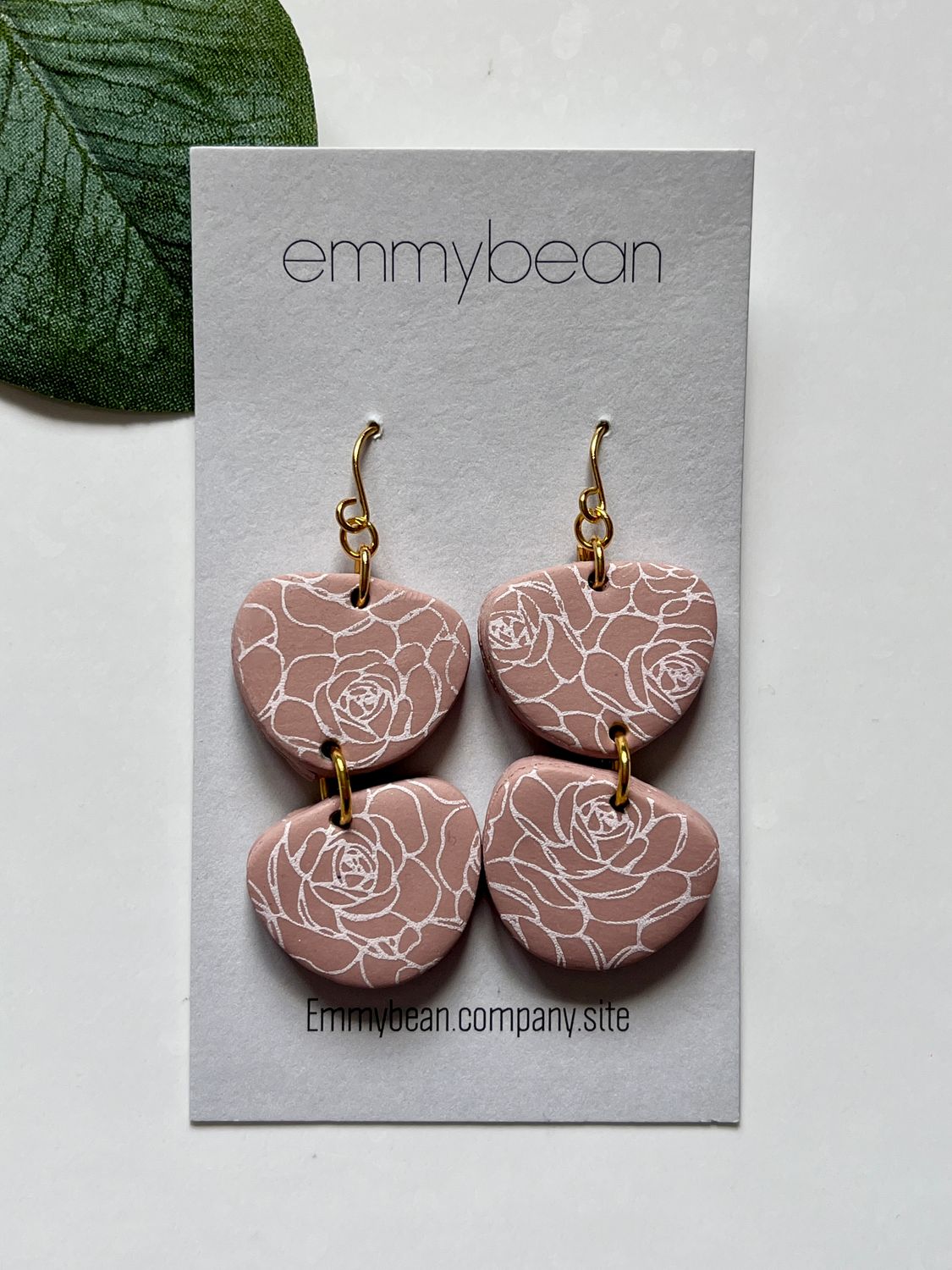 Rose Petal Bloom Dangle