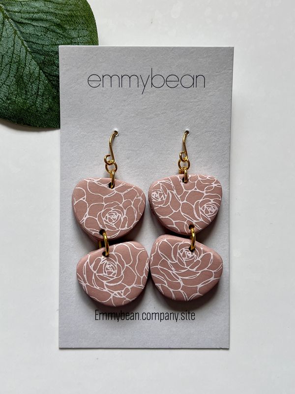 Rose Petal Bloom Dangle