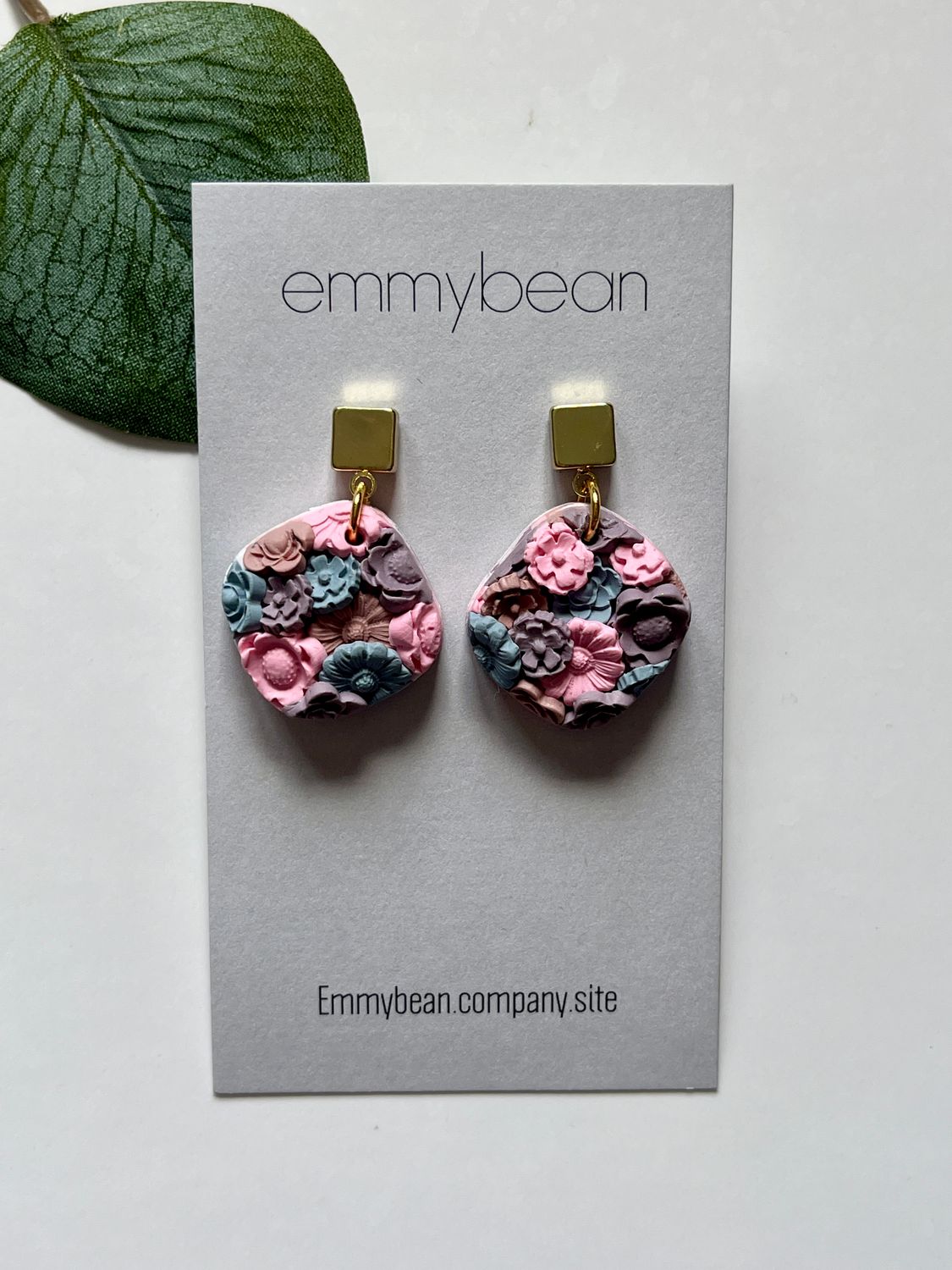 Bloom Square Stud Dangle