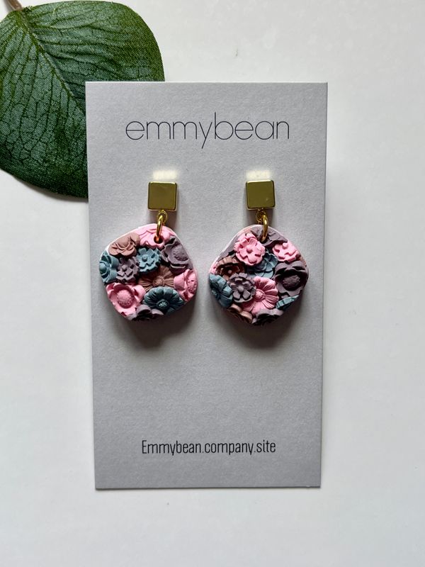 Bloom Square Stud Dangle