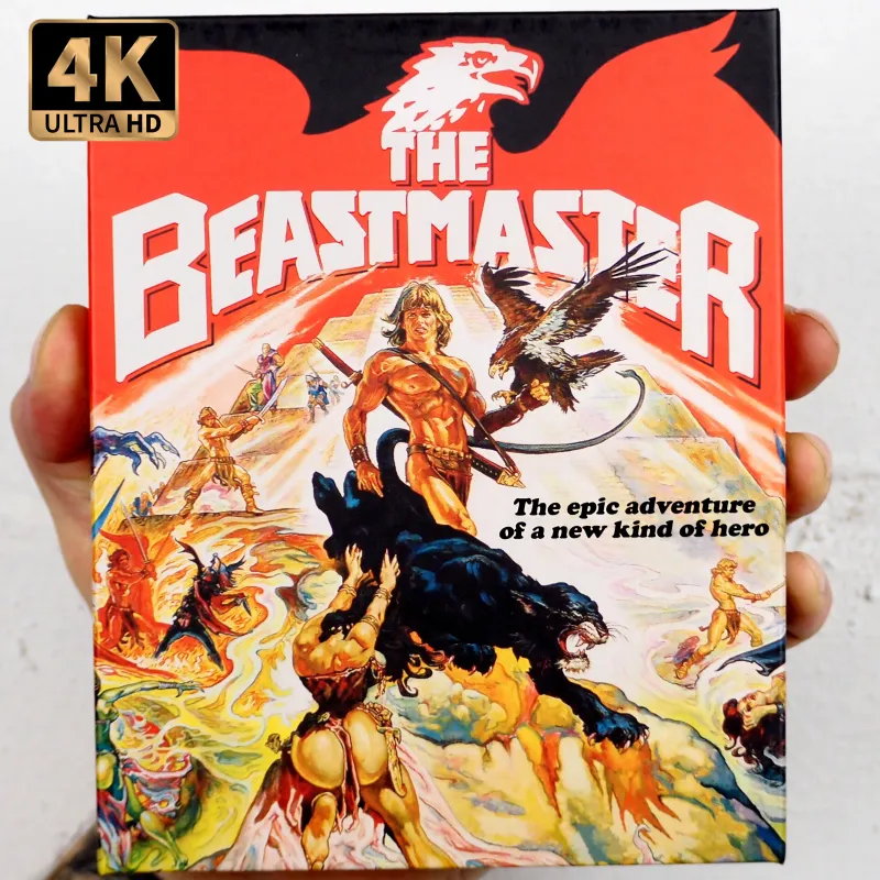 The Beastmaster (1982) 4K UHD/Blu-ray - VSU Deluxe Box (BRAND NEW SEALED - OOP - FIXED DISC)