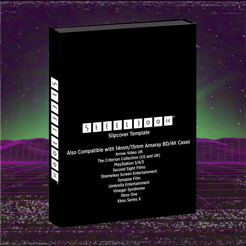 RSW Steelbook Slipcover Template