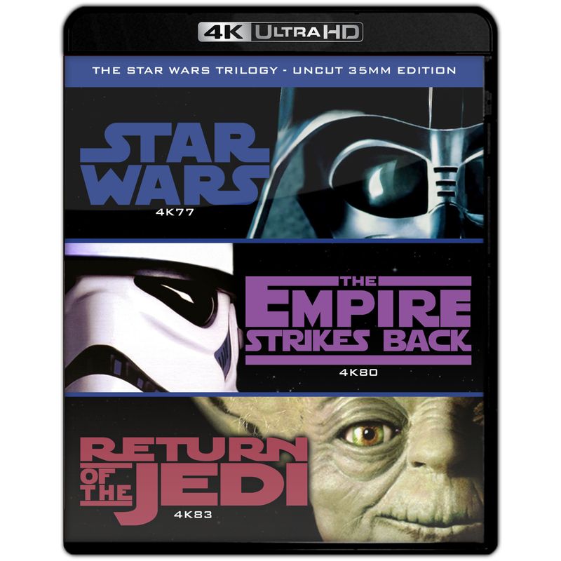 The Star Wars Trilogy - Uncut 35mm Edition - CANADA (4K UHD, 3-Disc Set) (PRE-ORDER)