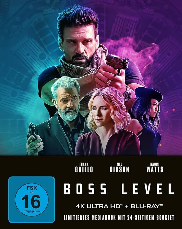 Boss Level (4K UHD/Blu-ray, German Mediabook) (SEALED)