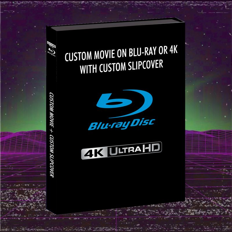 Custom Movie Request on Blu-ray or 4K + Custom Slipcover