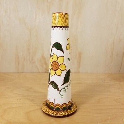 Sunflower HP Pottery Vase
