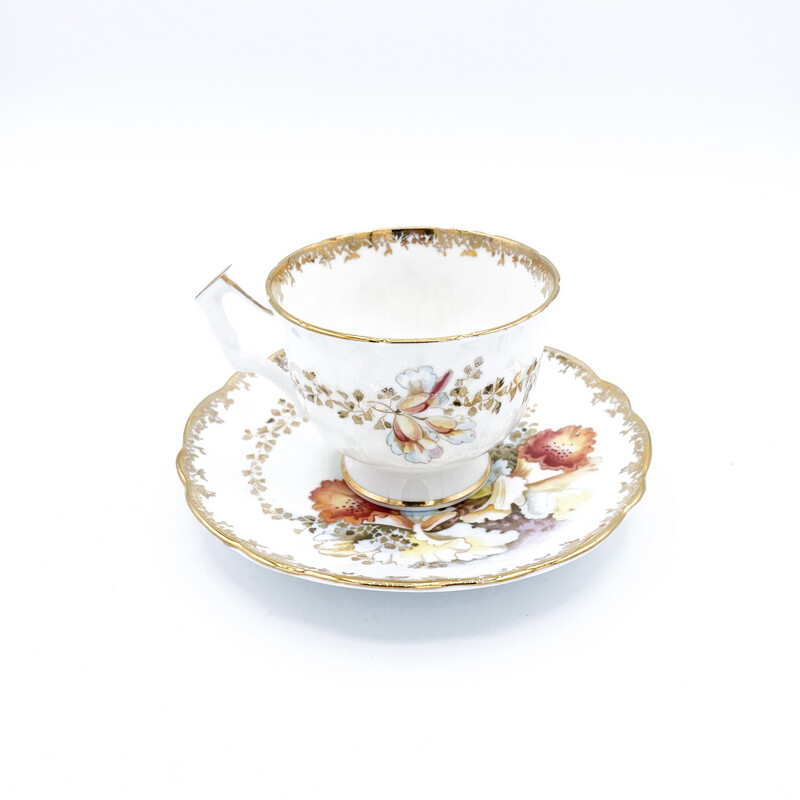 Aynsley “Orchid” Cup and Saucer