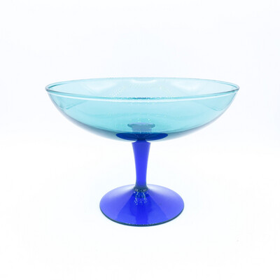Mid Century Blue/Green Compote