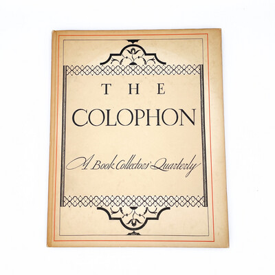 The Colophon #5 with David Milne Print