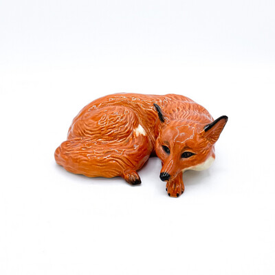 Rare Beswick Laying Fox