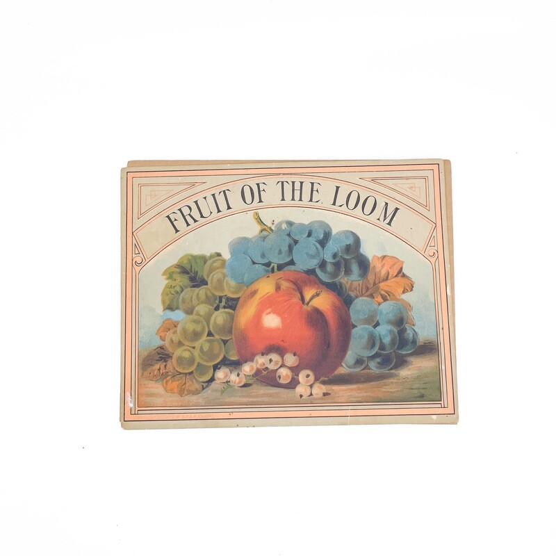 1900's Lithograph "Fruit of Loom"