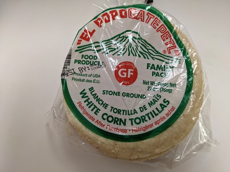 Corn Tortilla White Popocatepetl
