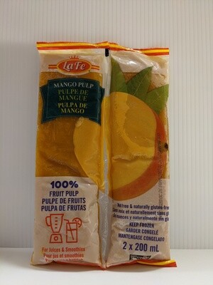 Mango Fruit Frozen Pulp 400g