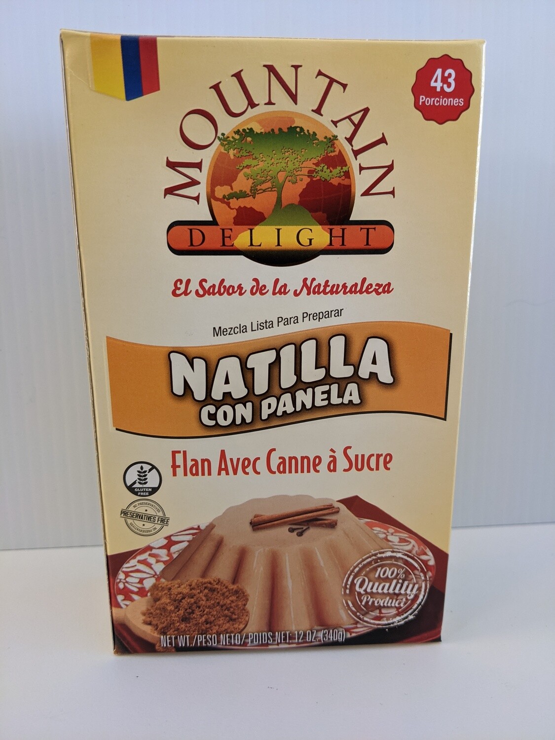 Natilla con Panela/ Custard Mix with Brown Sugar 340g