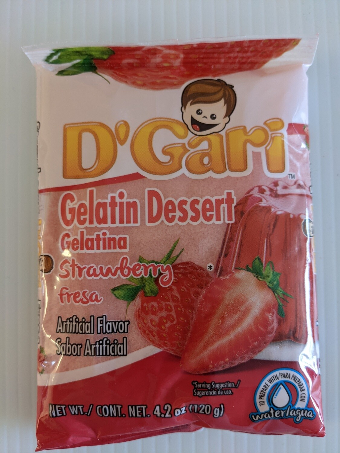 Gelatin Strawberry D&#39;Gari 120g 