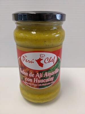 Salsa de Aji Amarillo con Huacatay PeruChef 300g