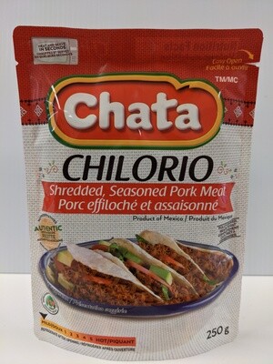 Chilorio CHATA Shredded Seasoned Pok Meat 250g
