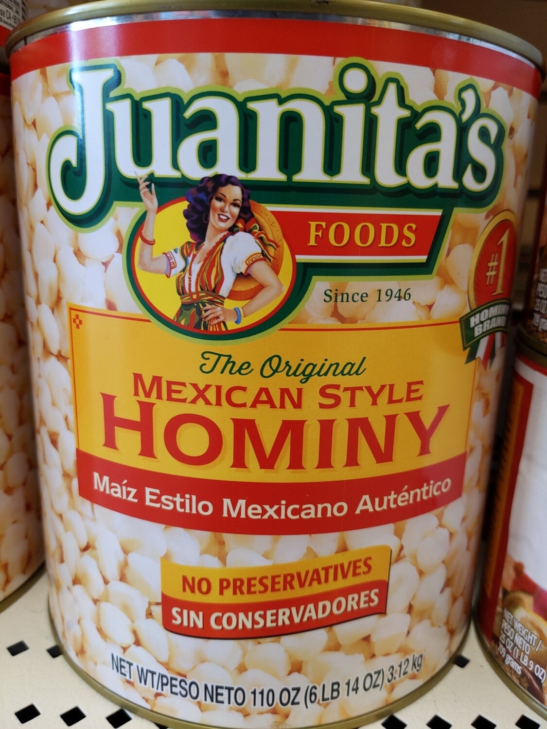 Juanitas Hominy 1gal