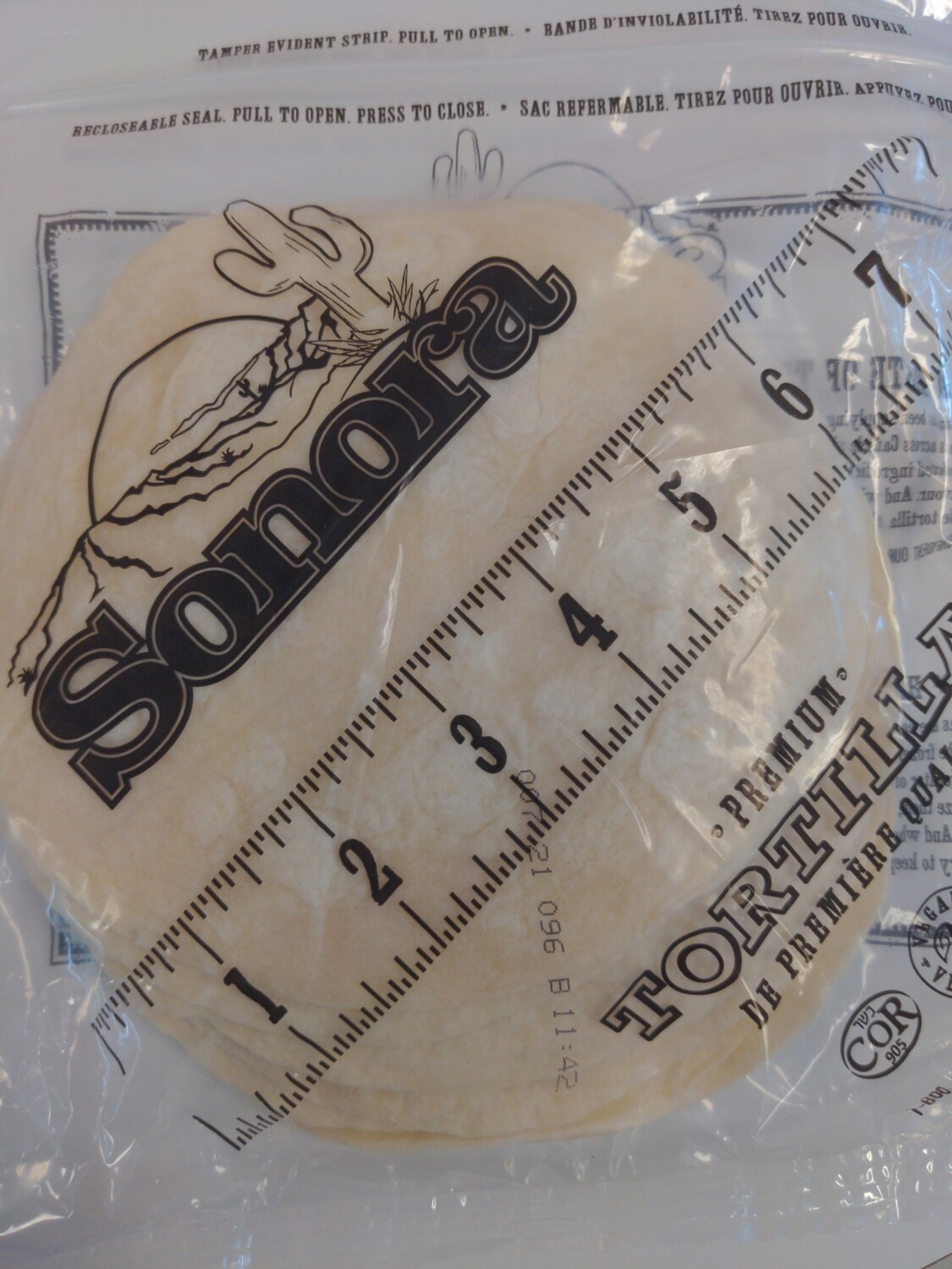 Flour Tortilla Sonora 5&quot;