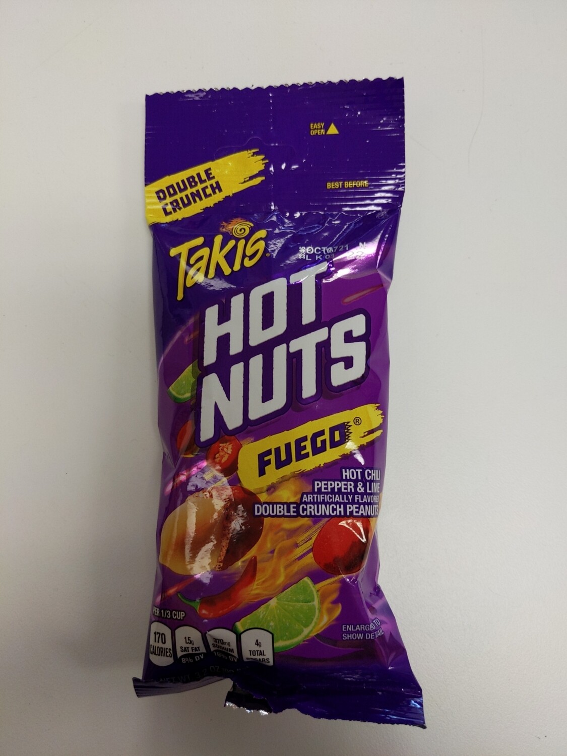 Takis hot nuts fuego