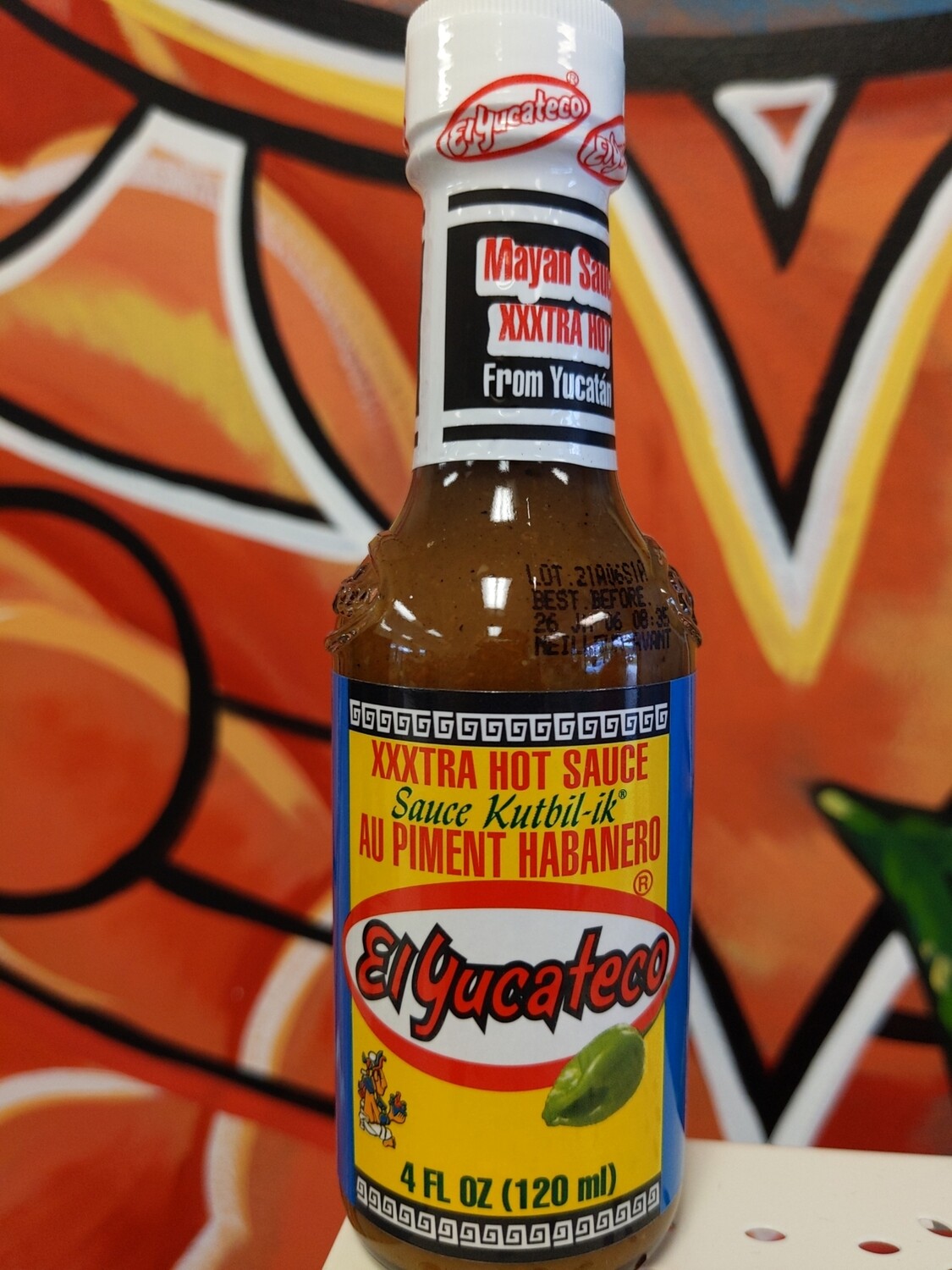 El Yucateco extrahot habanero sauce