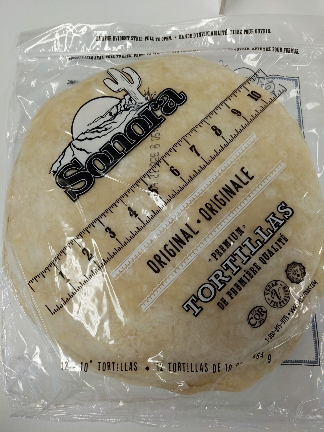 Flour Tortilla 10&quot; Sonora