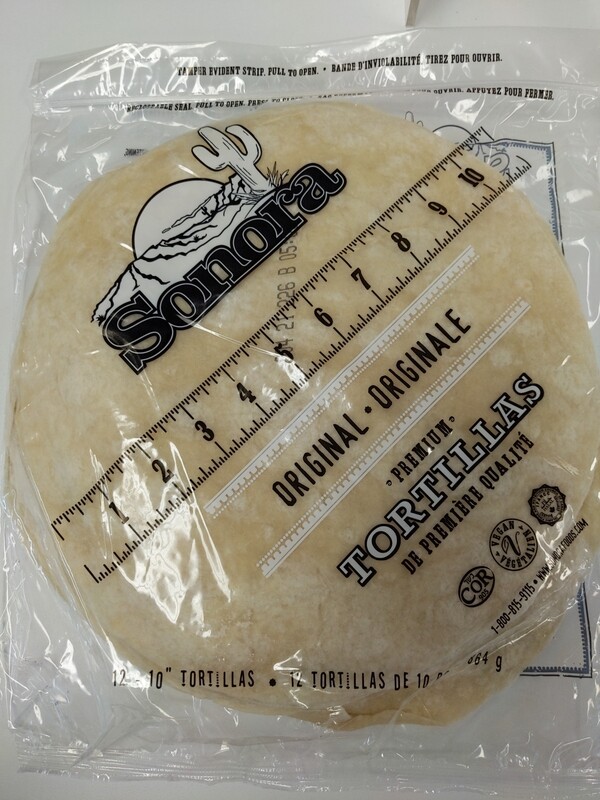 Flour Tortilla 10&quot; Sonora