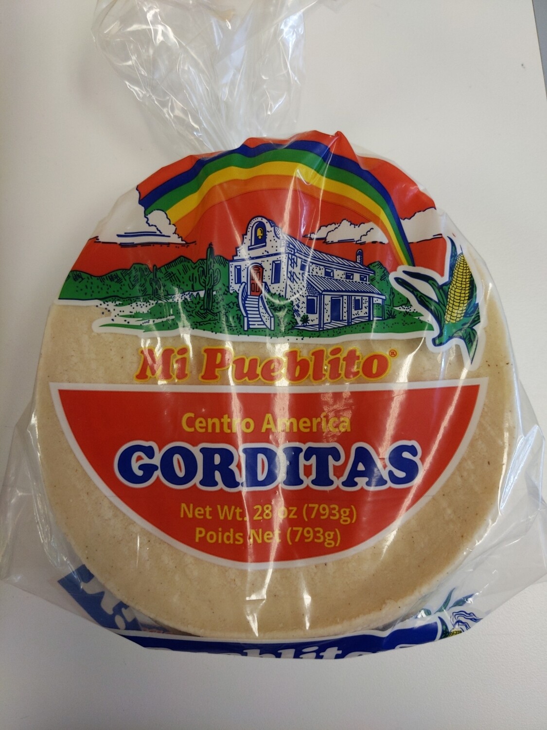 Mi Pueblito corn tortilla gordita