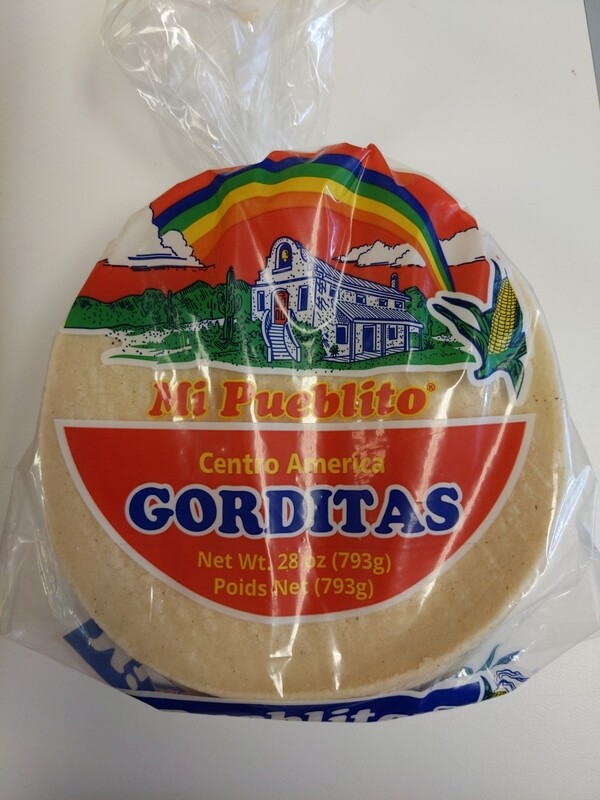Mi Pueblito corn tortilla gordita