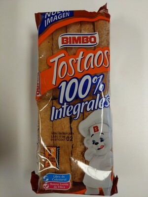 Tostaos Integral Bimbo/ Integral Toasted Bead 150g