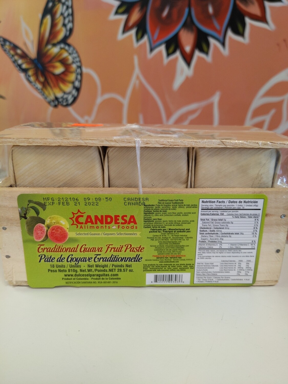 Candesa Traditional Guava Fruit Paste Cajon