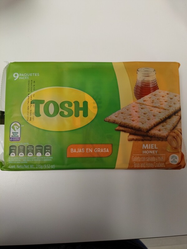 Tosh Galleta con Miel (Honey Cookie)