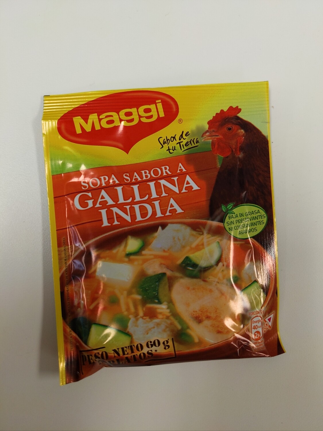 Sopa criolla Gallina india