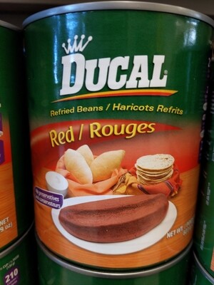 Ducal Rojo / Red Refried Beans 29oz