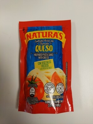 Naturas queso and tomate 100g
