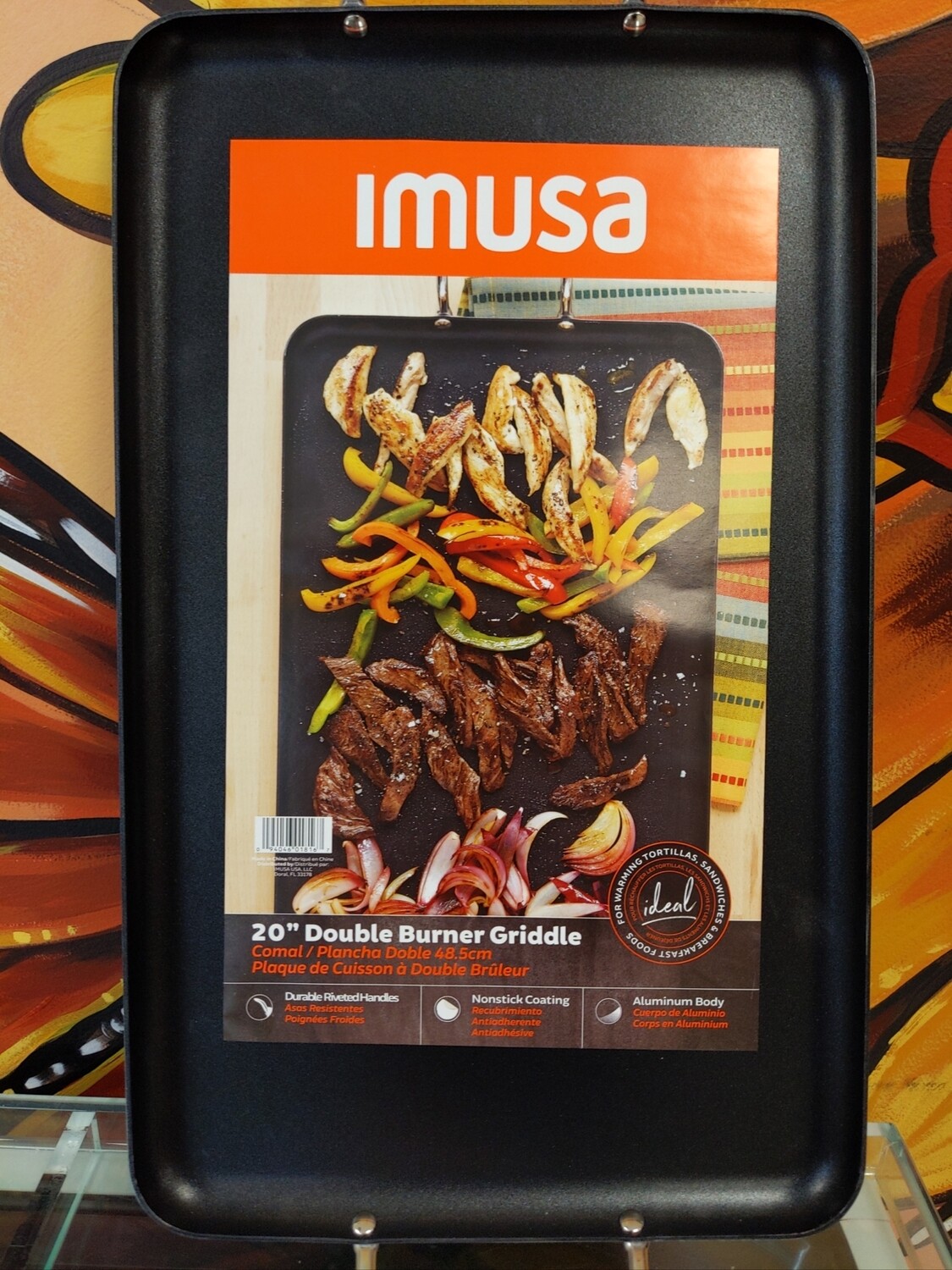 Imusa Comal big(Double burner griddle)