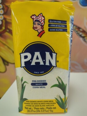 PAN Precooked Corn Flour- White 1kg
