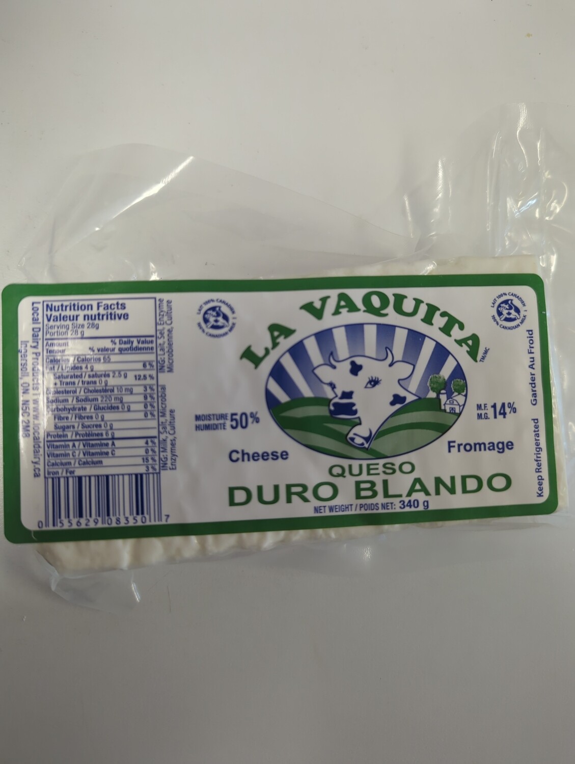 Queso Duro Blando La Vaquita 350gr