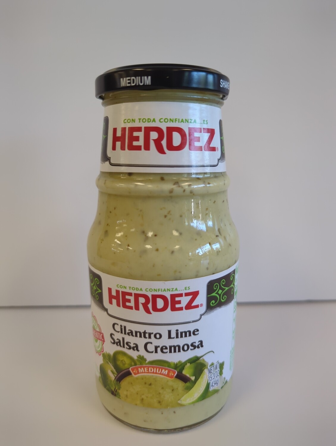 Herdez Cilantro Salsa Cremosa 15.3 oz.