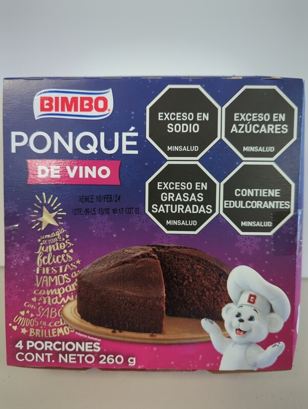 Ponque de Vino Bimbo