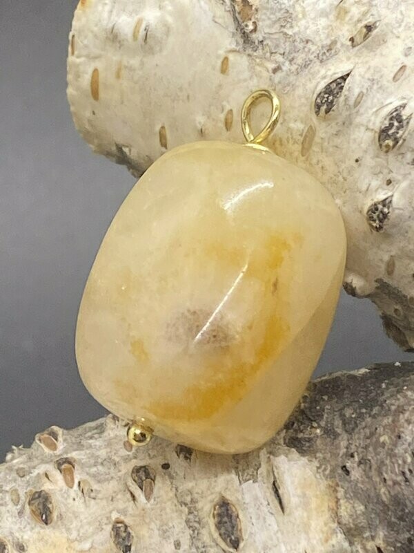 Yellow Jade Necklace